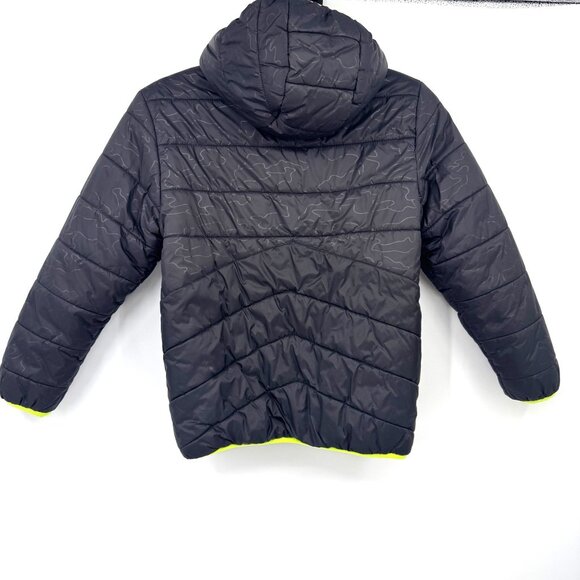 Eddie Bauer Deer Harbor Reversible Hooded Midweight Jacket boys size medium 10 - Picture 5 of 11